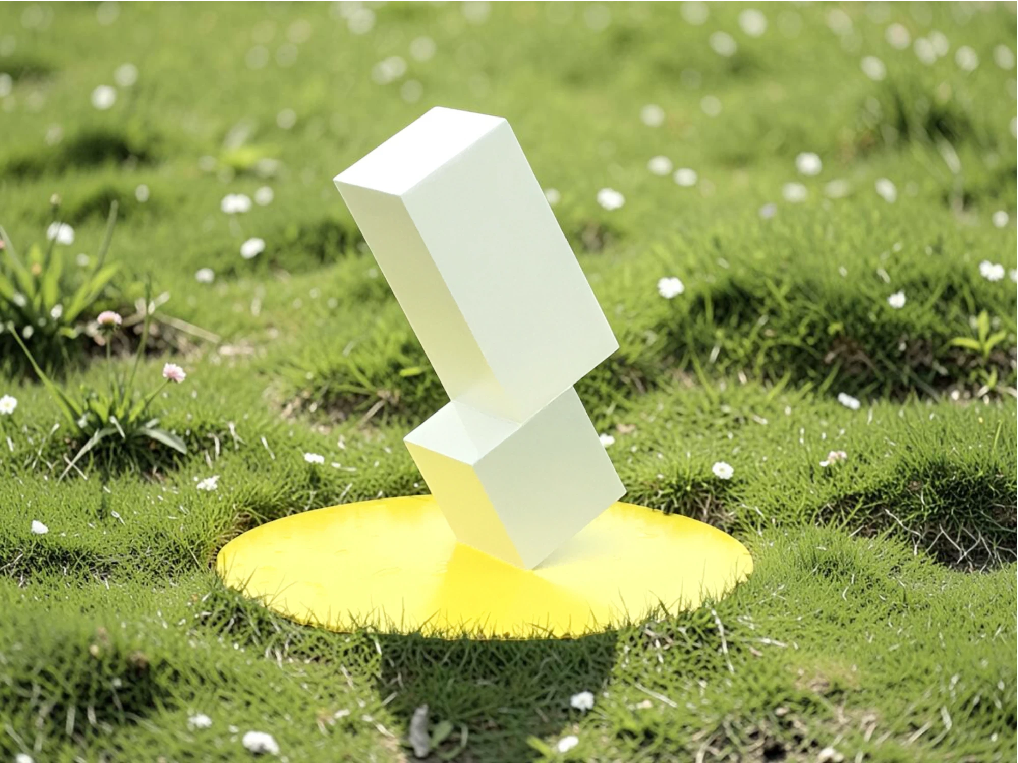 L-Block sculpture