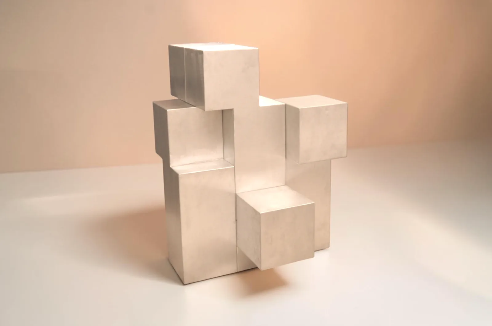 6 Aluminum Modules sculpture