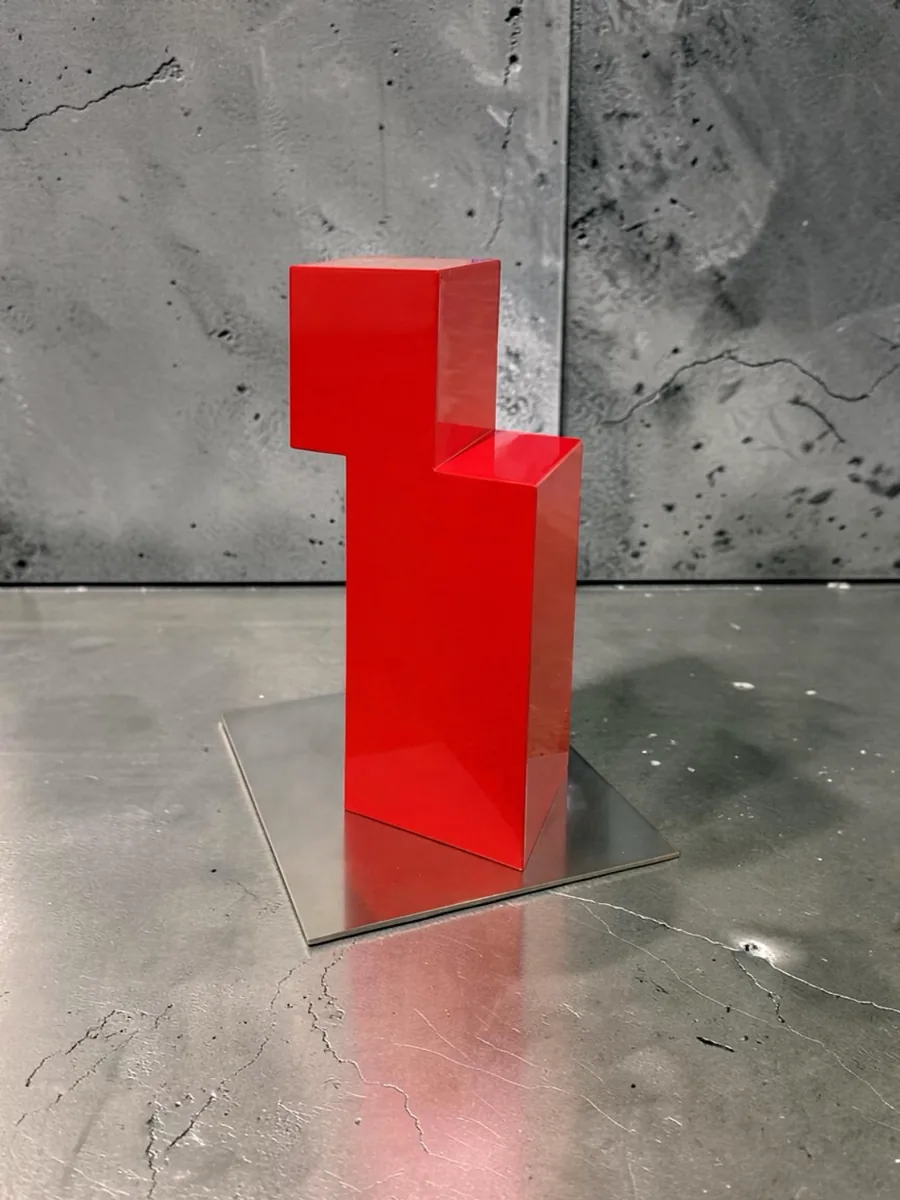 Red Module sculpture