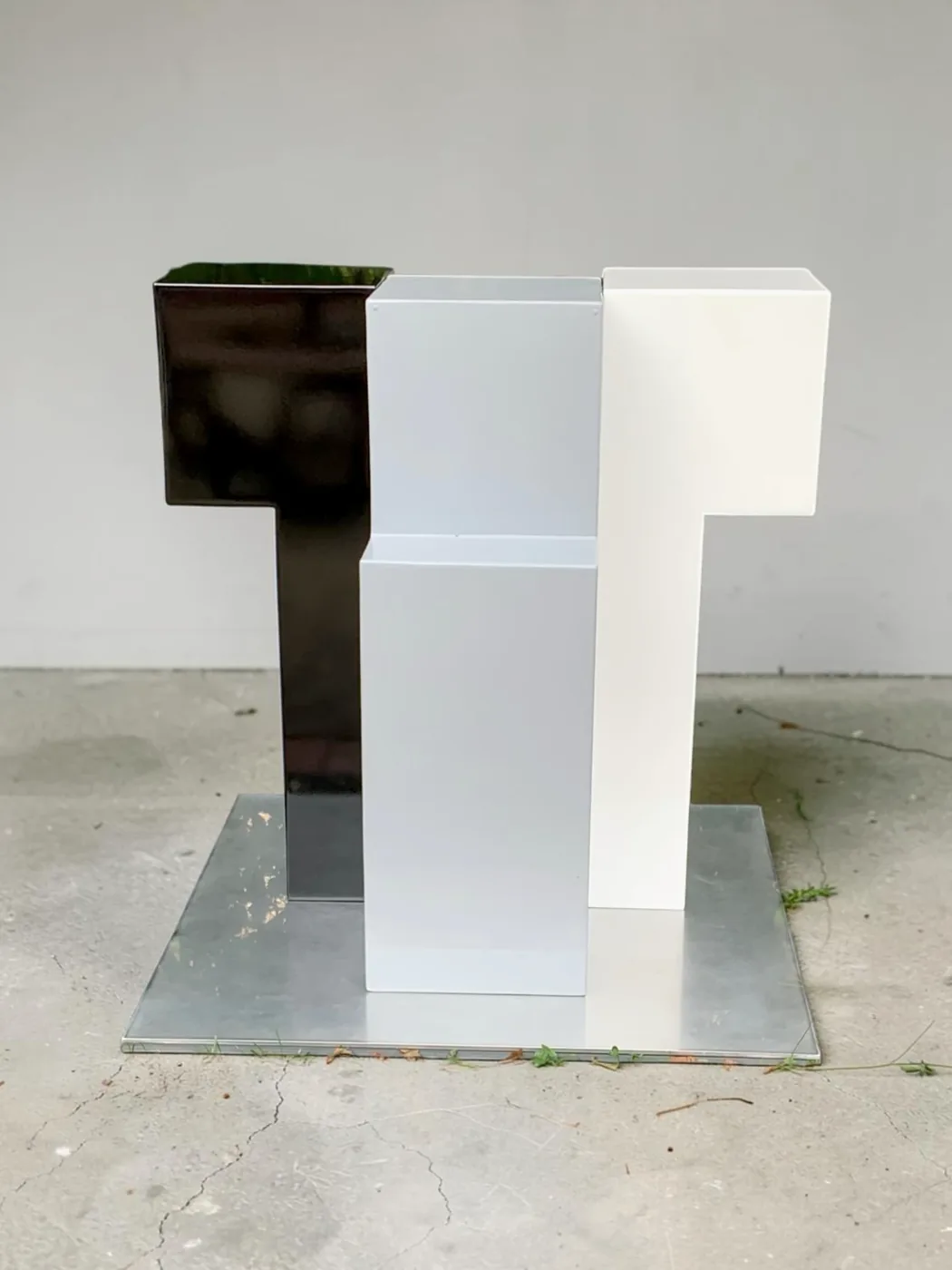 Achromatic Modules sculpture