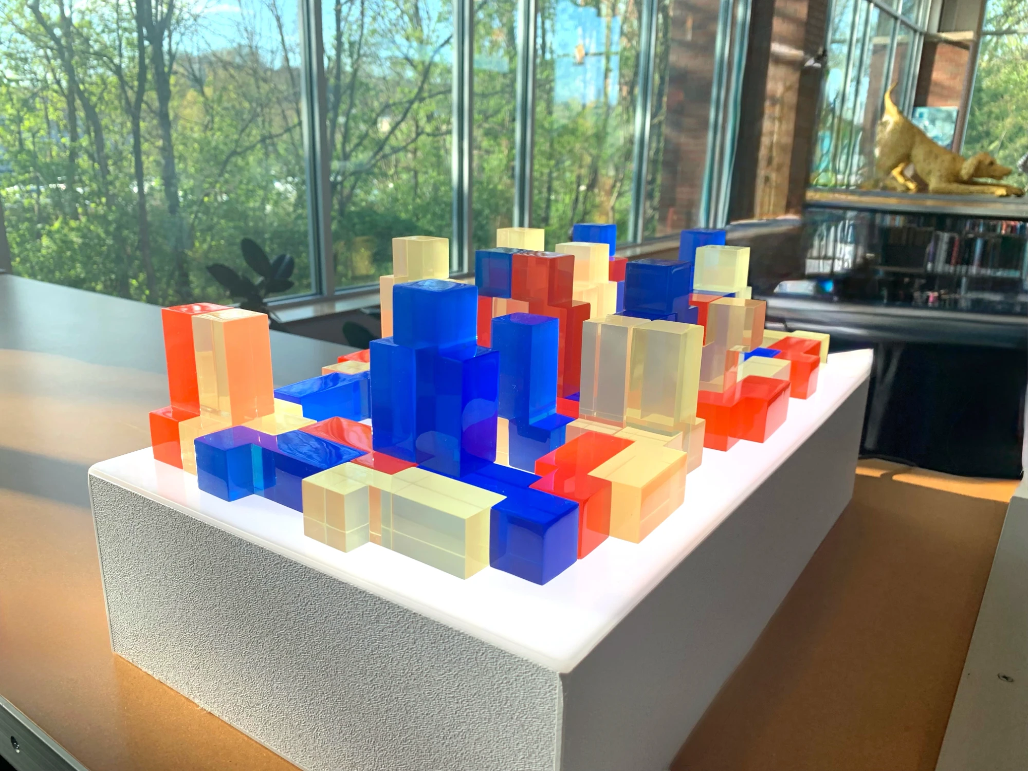 Cityscape sculpture